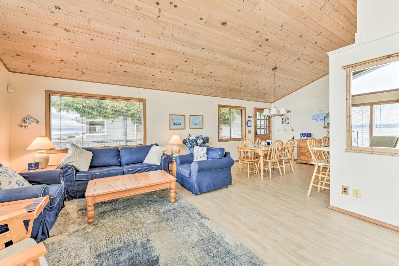 Beachfront Whidbey Island Home And Apartment! Langley Exterior foto