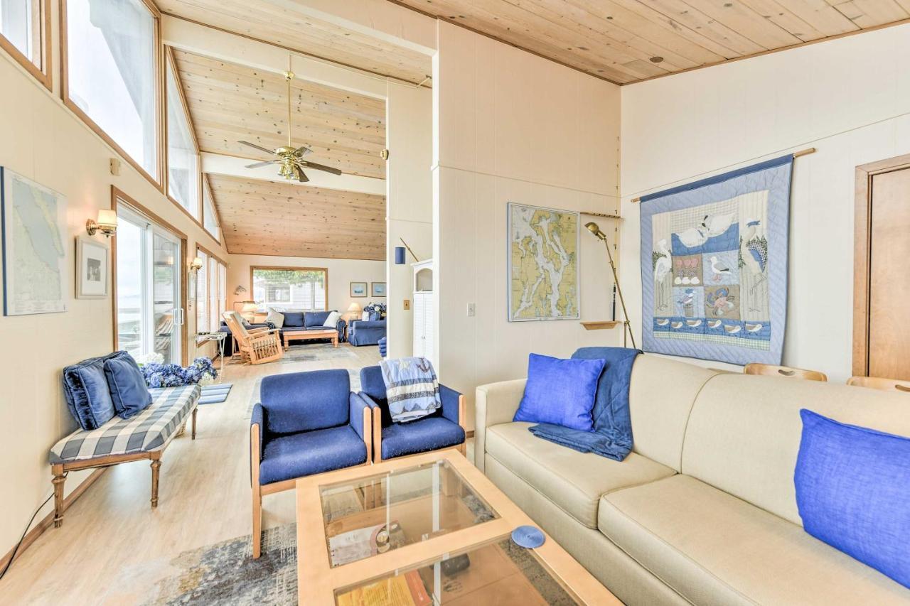 Beachfront Whidbey Island Home And Apartment! Langley Exterior foto